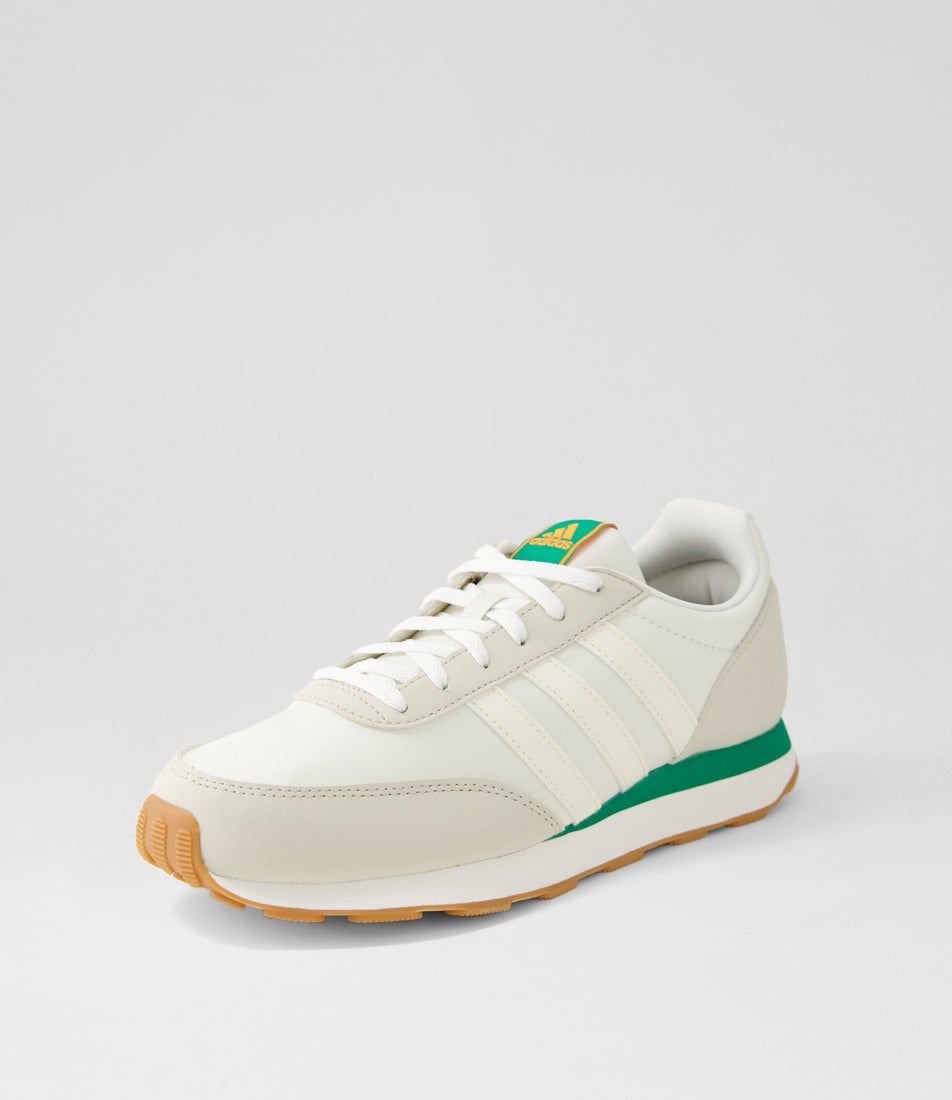 Run 60s 3 White Mesh Sneakers