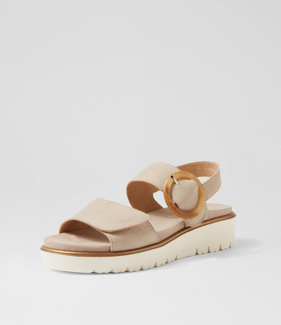 Bilbao 5 Sand Suede Sandals