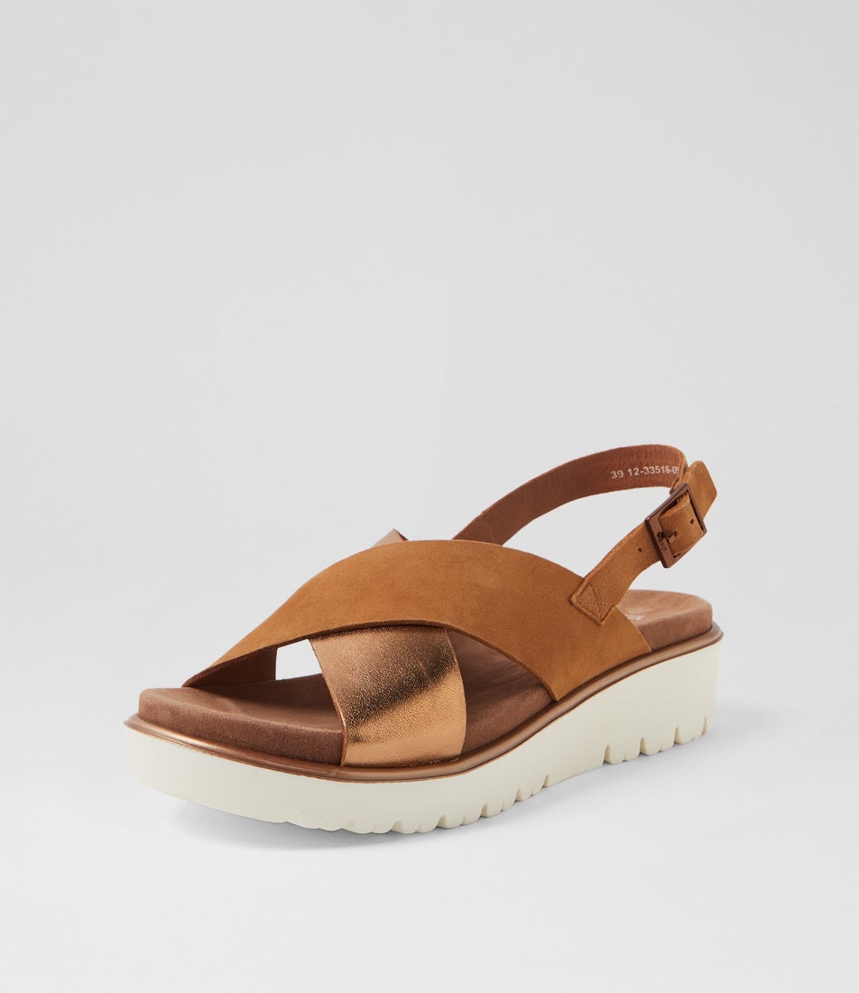 Bilbao 16 Whiskey Leather Sandals