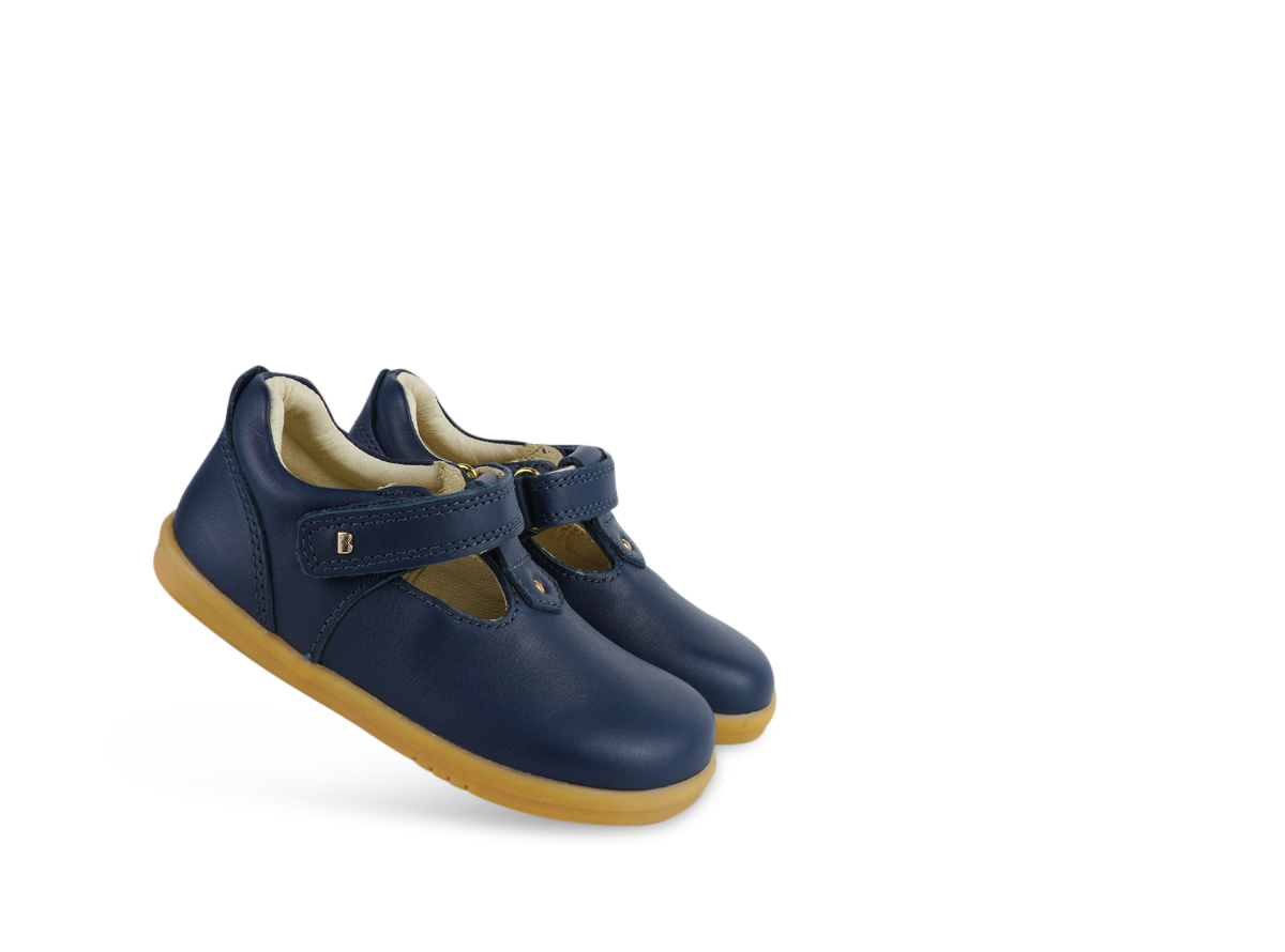Iw Louise Toddler Navy Leather Flat Shoes