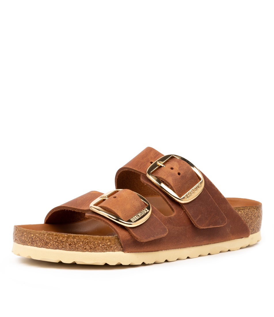 Arizona Big Buckle-Cognac-Oiled Leather