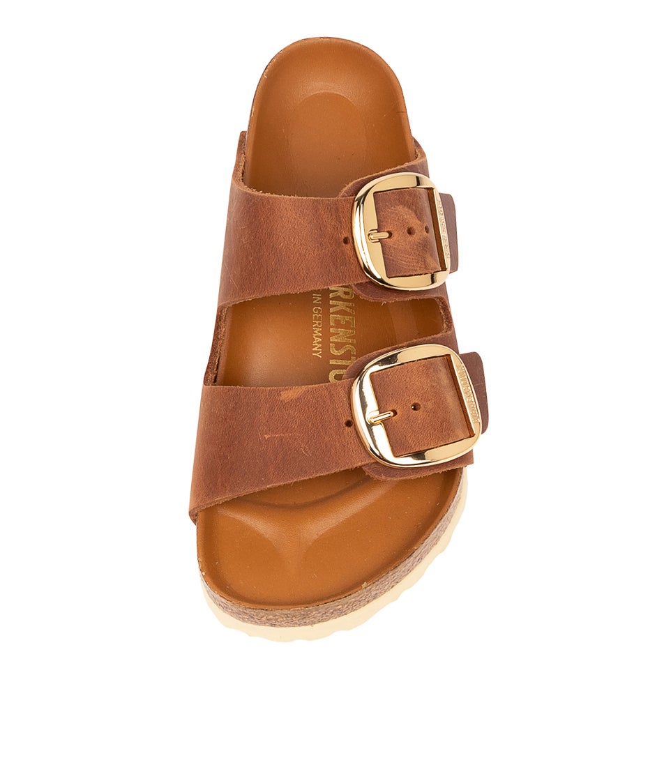 Arizona Big Buckle-Cognac-Oiled Leather