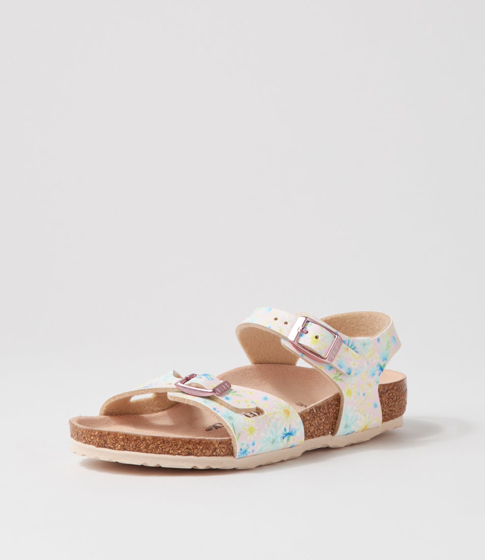 Rio Kids Jnr Light Rose Birkoflor Slides