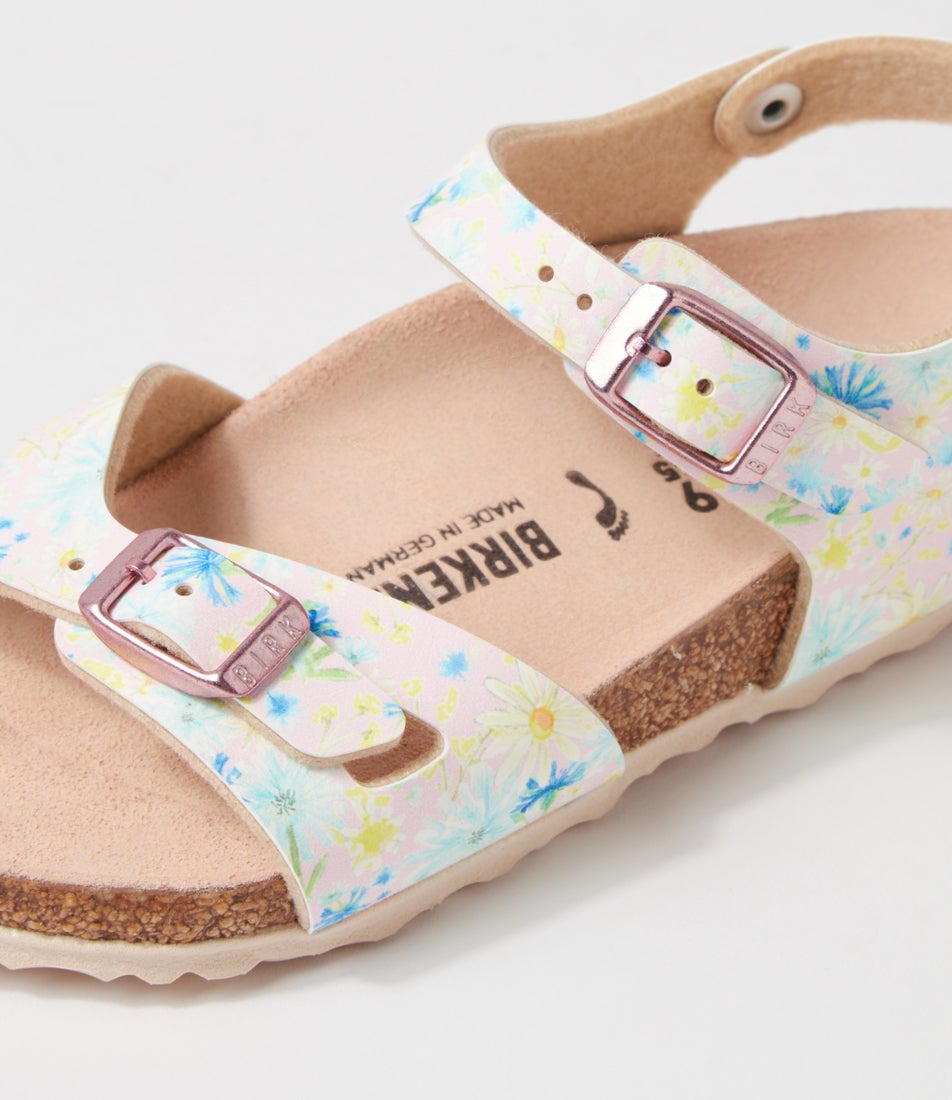 Rio Kids Jnr Light Rose Birkoflor Slides