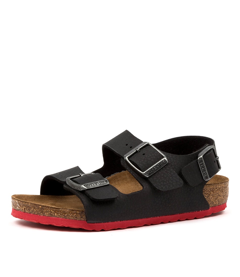Milano Jnr Desert Black Birkoflor Sandals