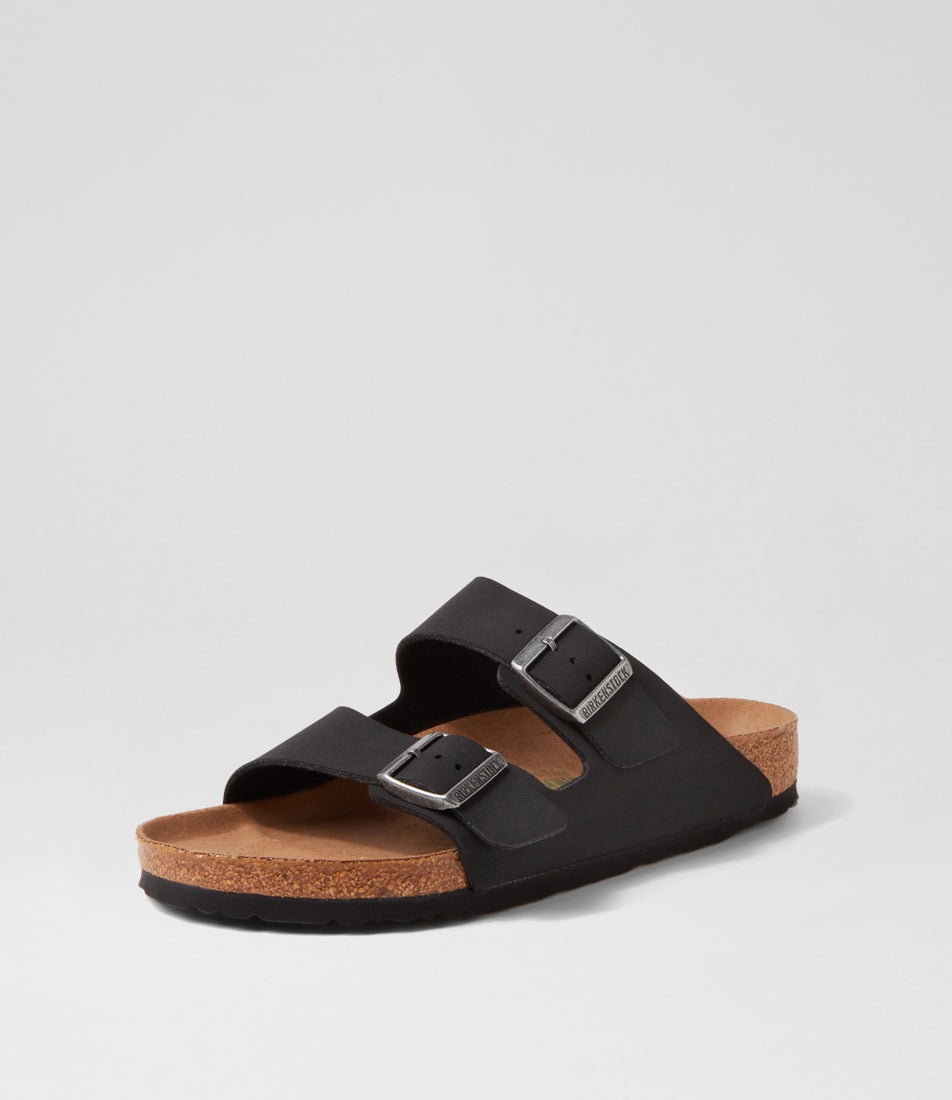 Arizona Earthy Vegan M Black Birkibuc Slides