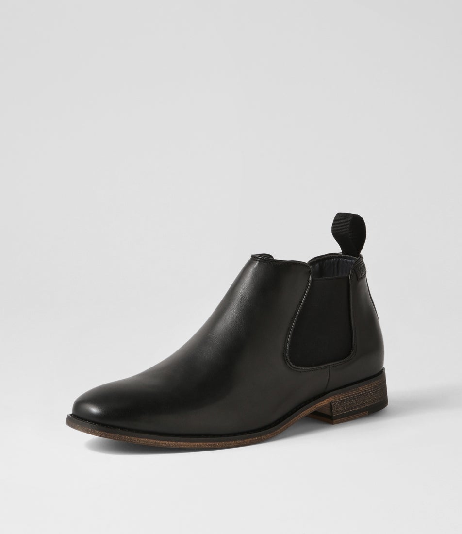 Qita Black Washed Sole Chelsea Boots Qita Black Washed Sole Chelsea Boots