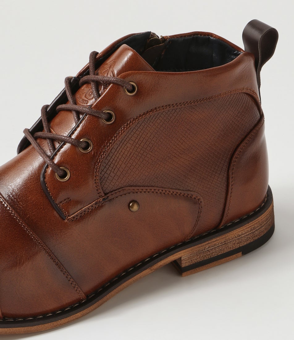 Jordi Tan Lace Up Boots Jordi Tan Lace Up Boots