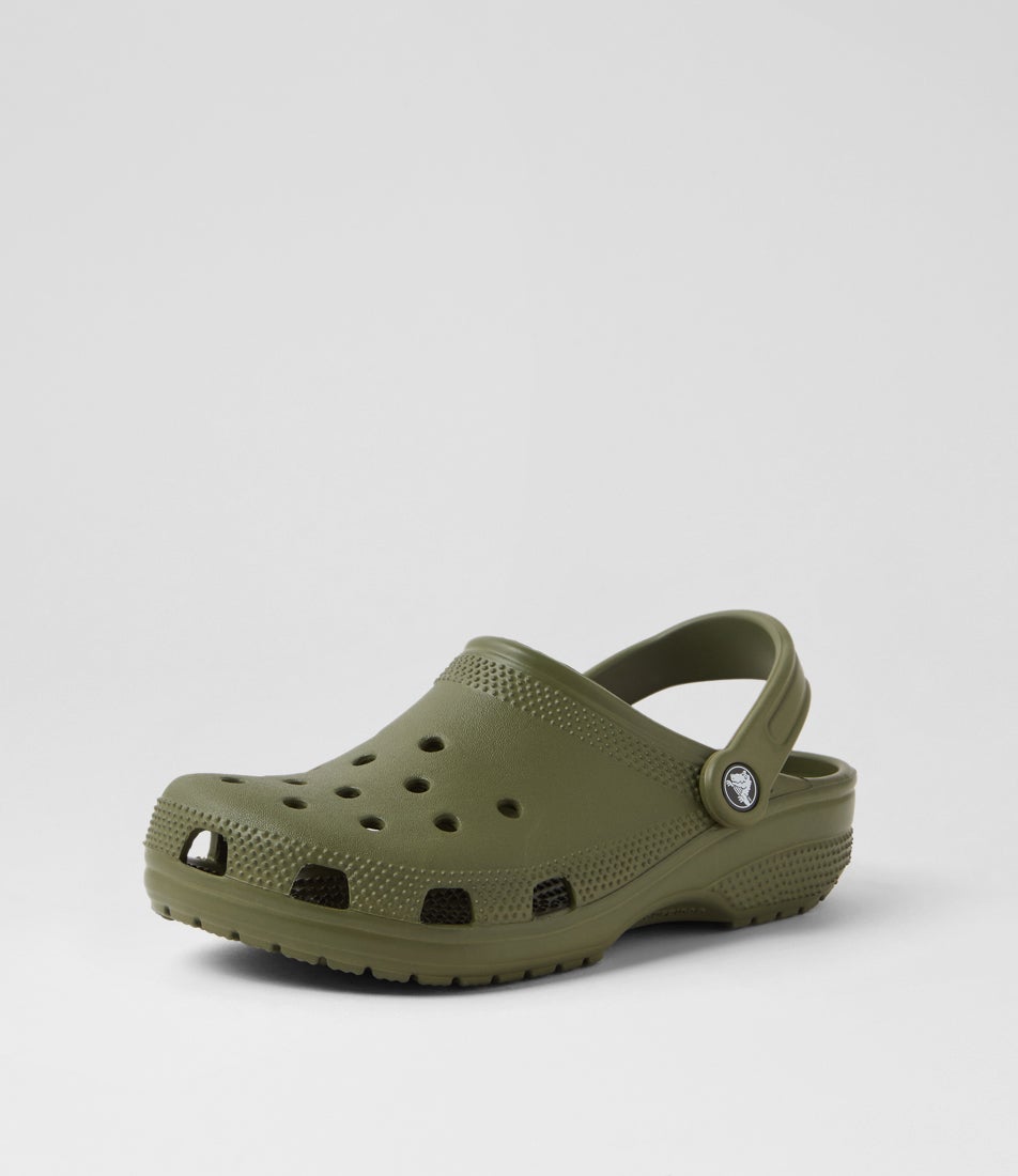 Classic W Army Green Croslite Sandals