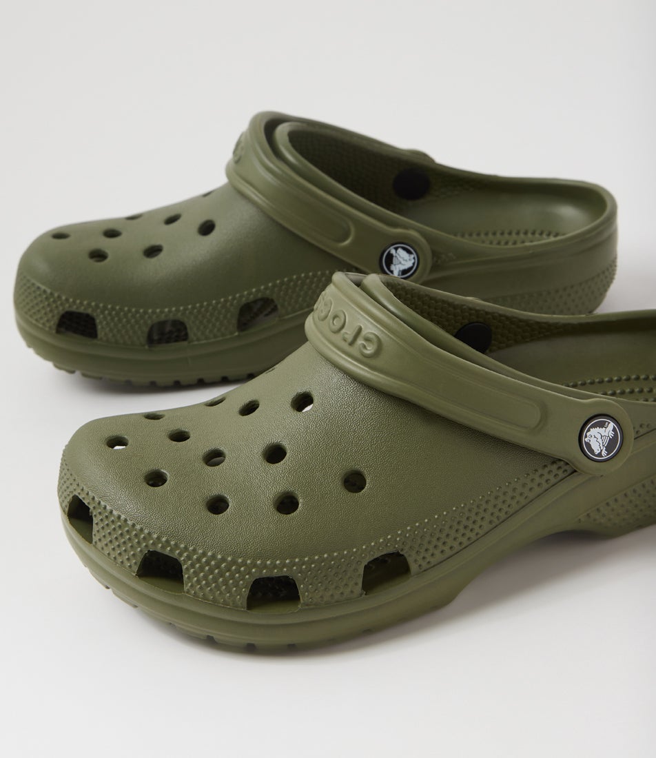 Classic W Army Green Croslite Sandals