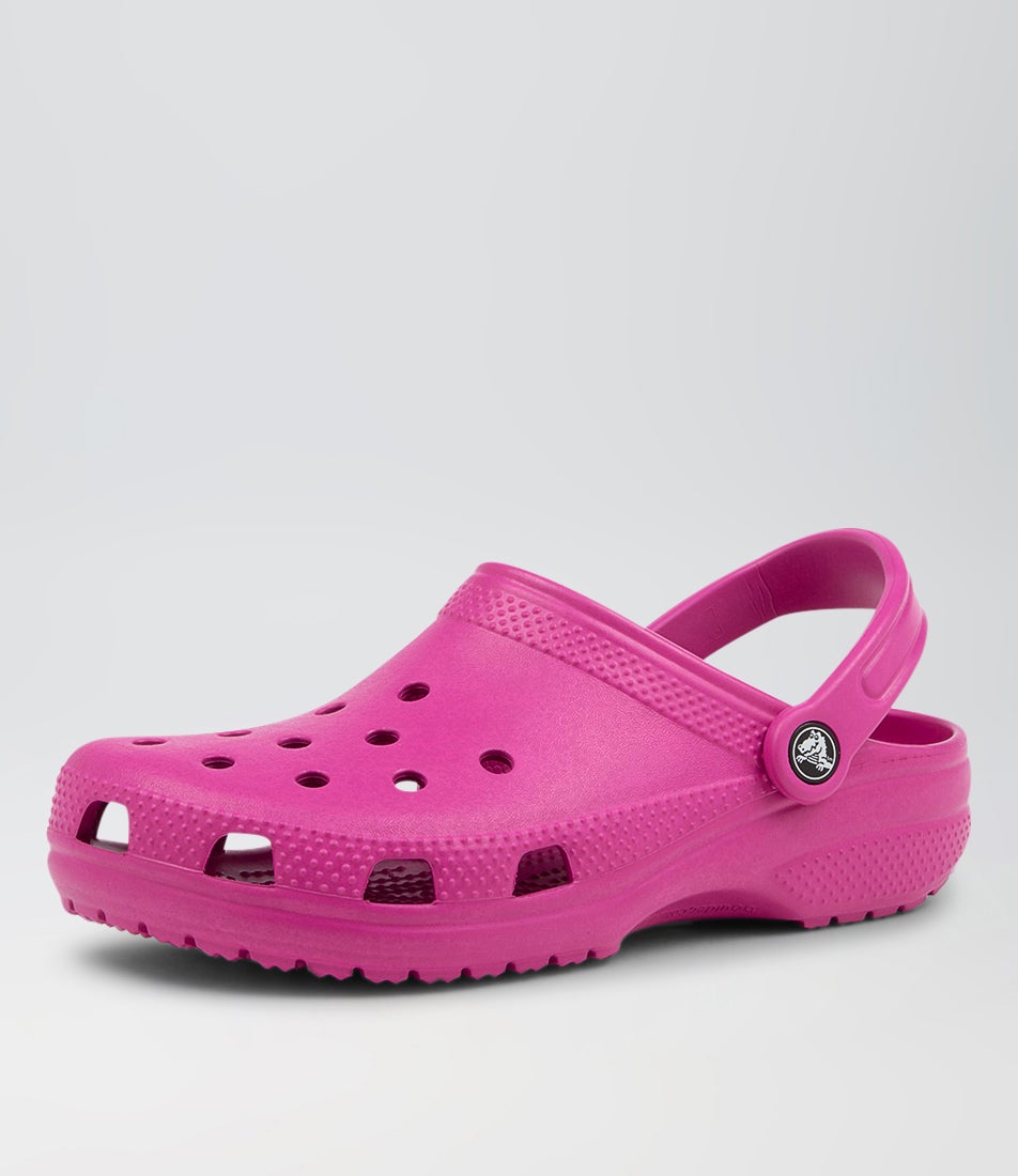 Classic W Croslite Fuchsia Fun Clog Sandals