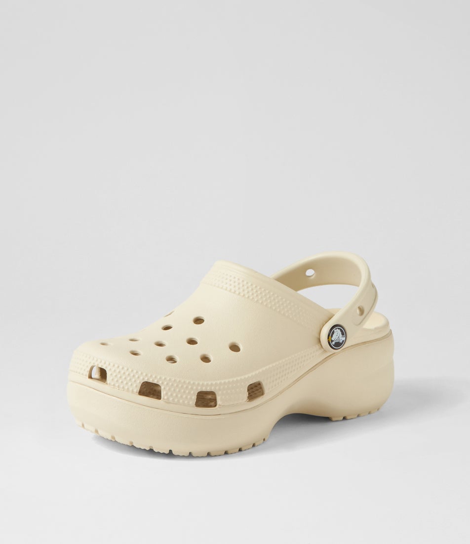 Classic Platform W Bone Croslite Clogs