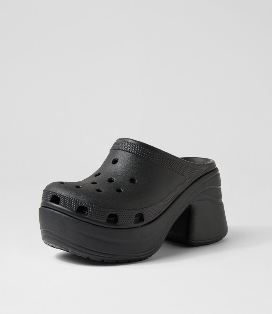 Siren W Black Croslite Clogs