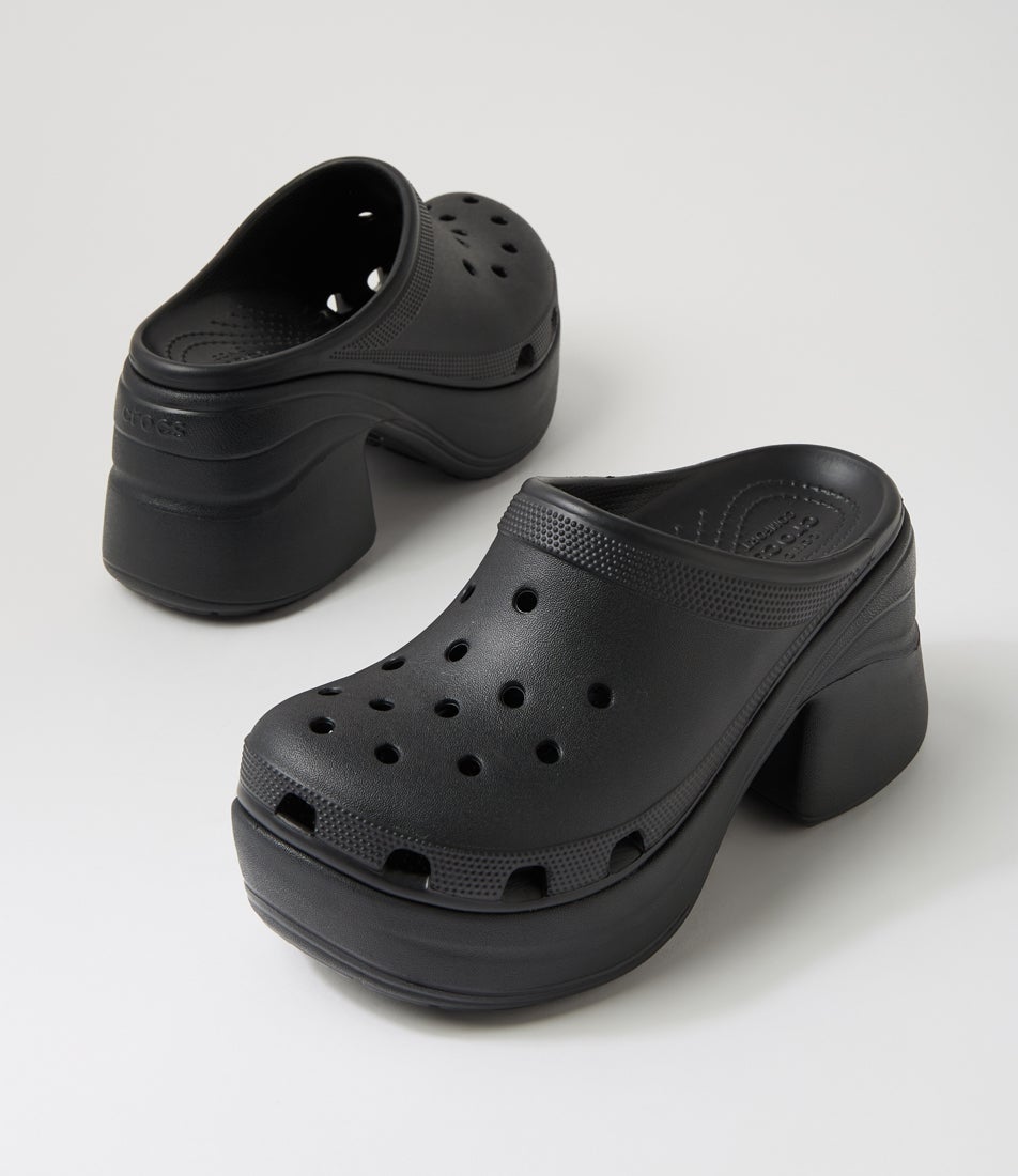 Siren W Black Croslite Clogs
