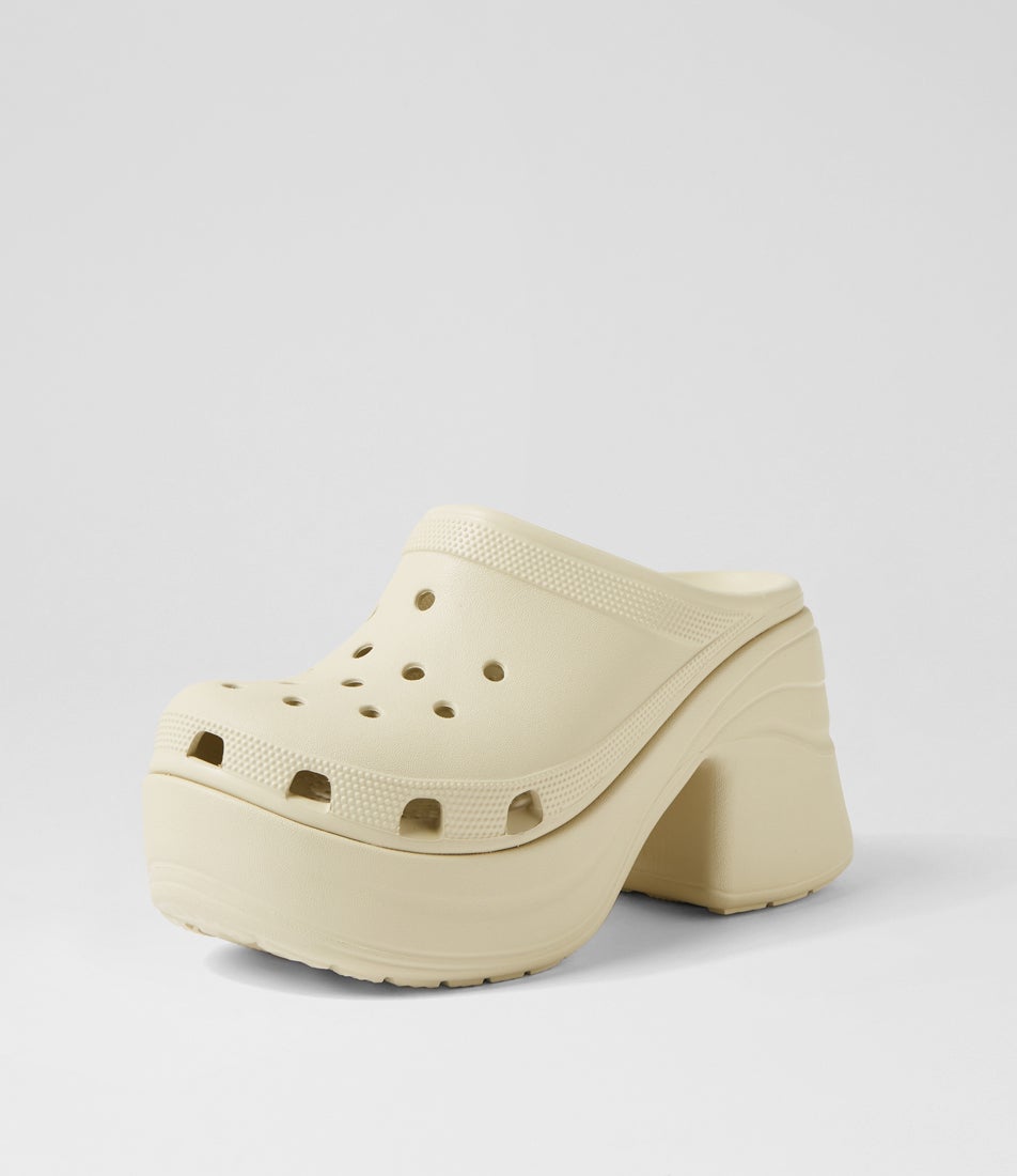 Siren W Bone Croslite Clogs