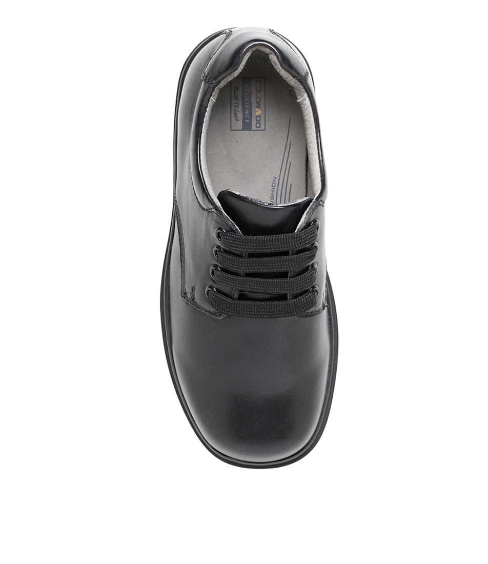 React Jnr E Black Leathr