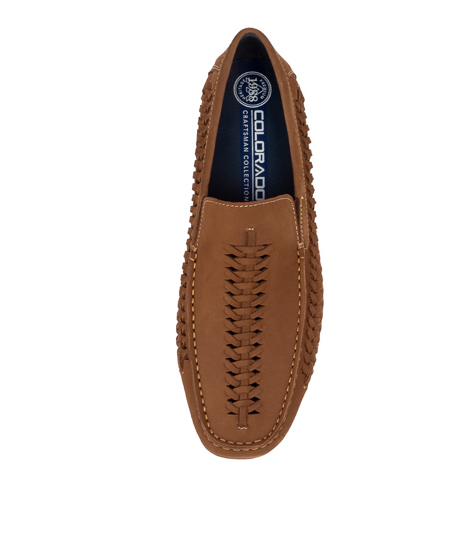 Massa Tan Nubuck Loafers