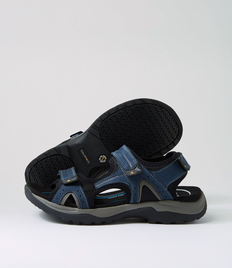 Javelin Denim Blue Nubuck Sandals Javelin Denim Blue Nubuck Sandals