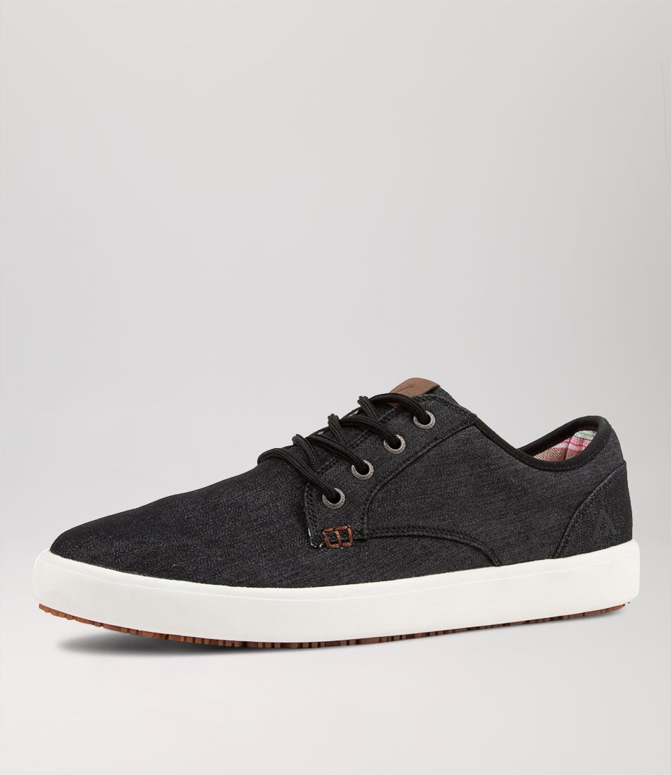 Nexus Black Denim Canvas Sneakers