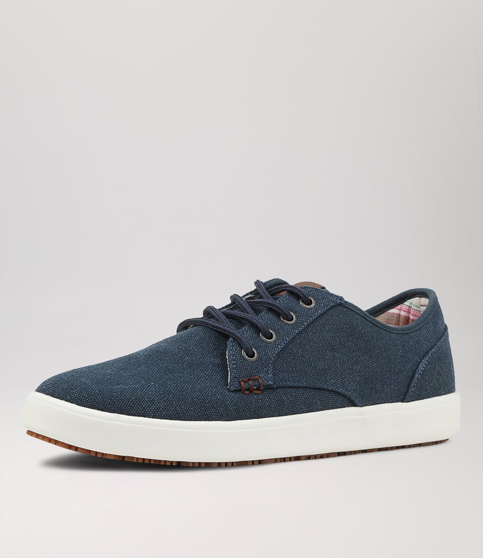 Nexus Dark Navy Canvas Sneakers