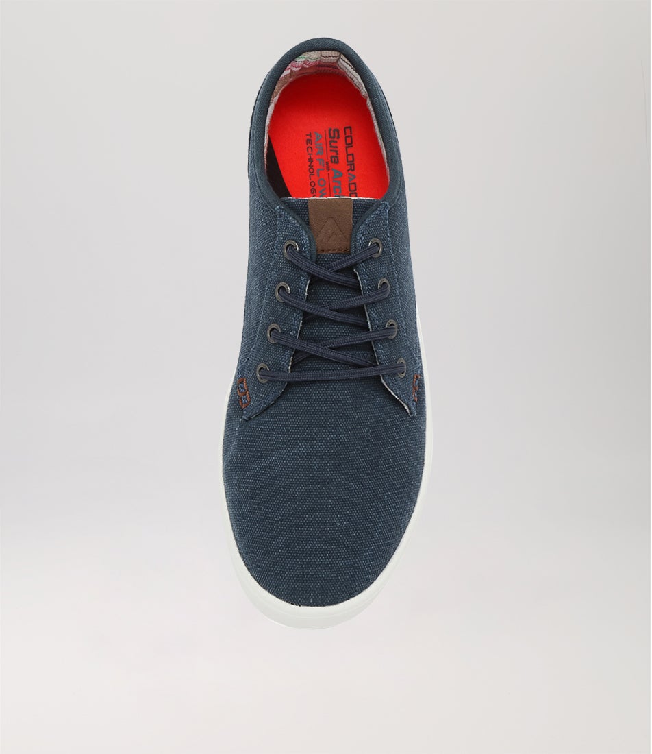 Nexus Dark Navy Canvas Sneakers