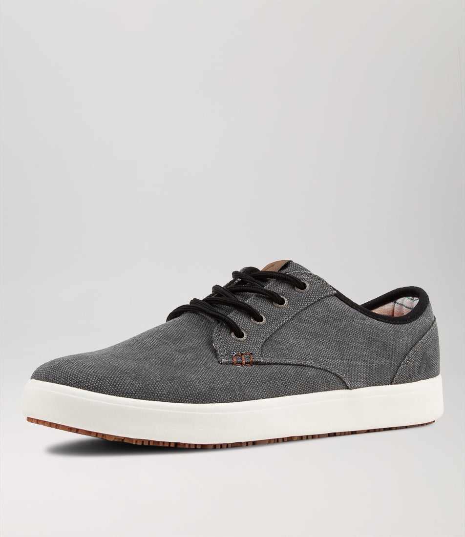 Nexus Grey Canvas Sneakers