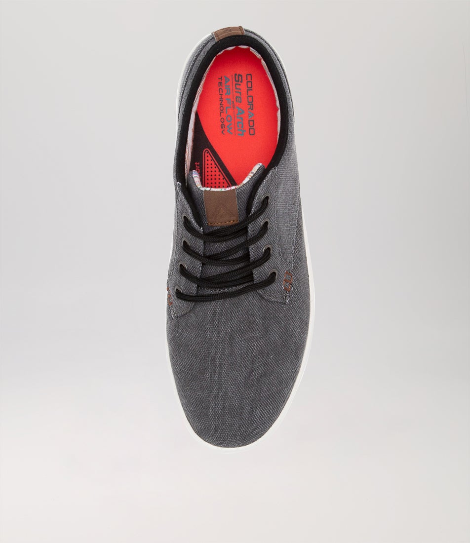 Nexus Grey Canvas Sneakers