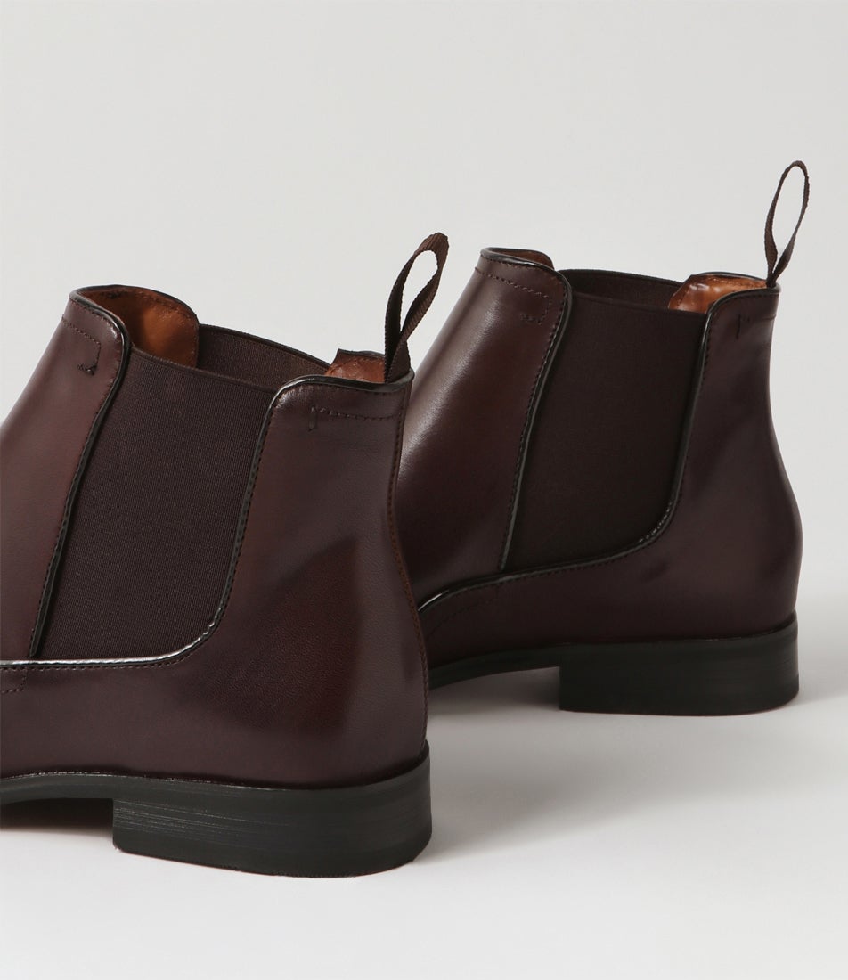Torrent Dark Brown Leather Chelsea Boots