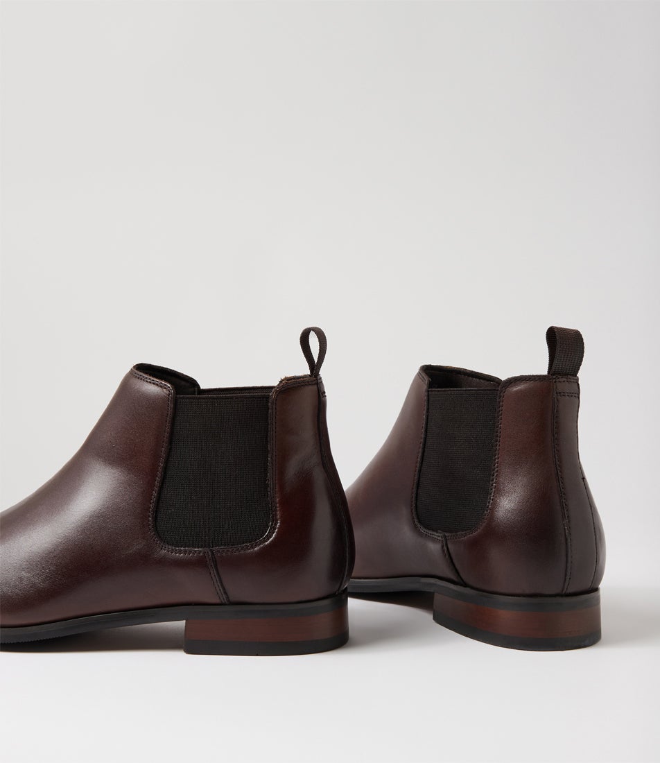 Driscoe Dark Brown Leather Chelsea Boots Driscoe Dark Brown Leather Chelsea Boots