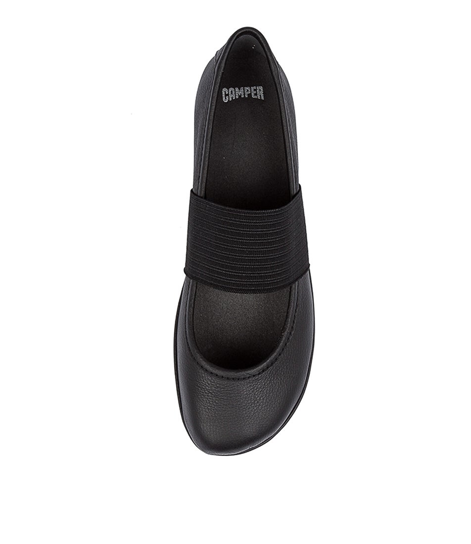 Right Nina Black Leather Slides