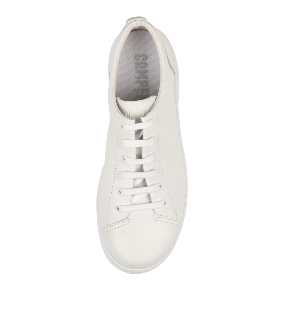 Runner Up White Natural Leather Sneakers