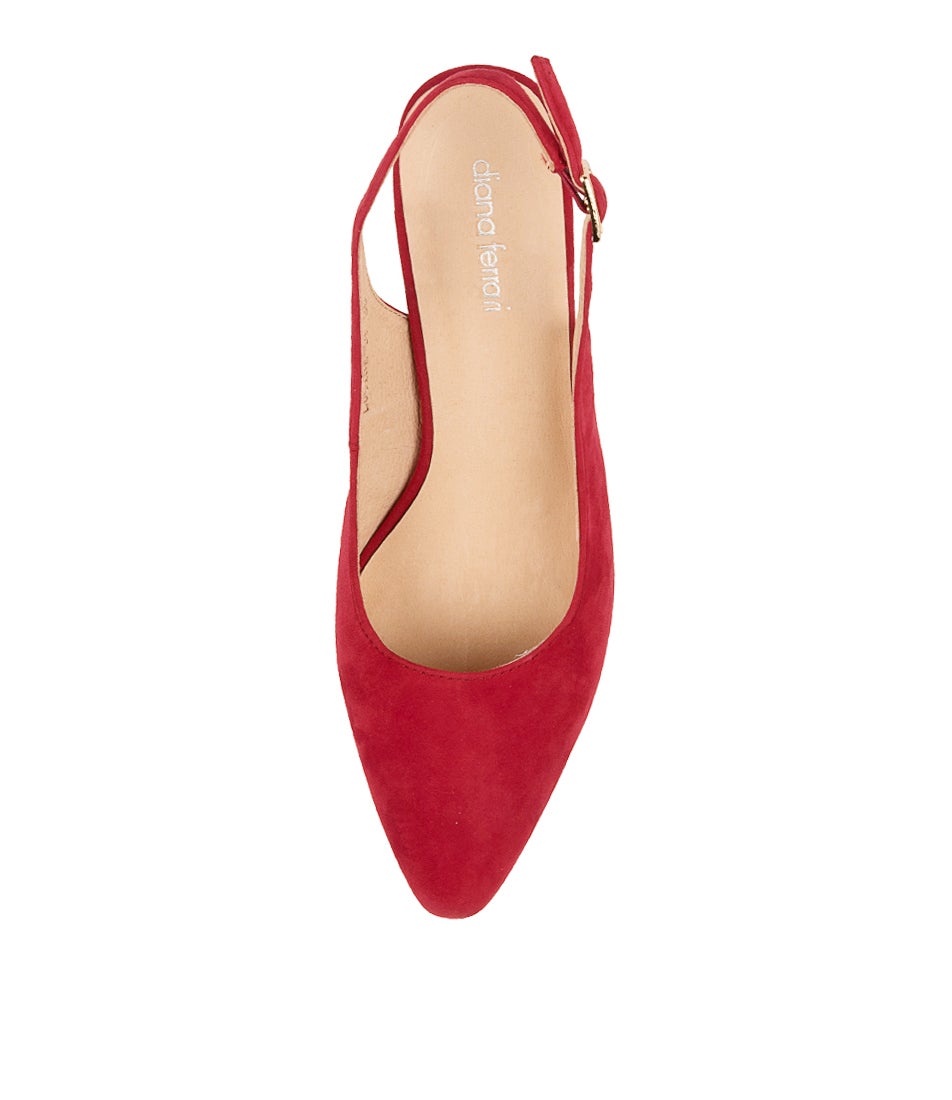 Lucine Red Suede