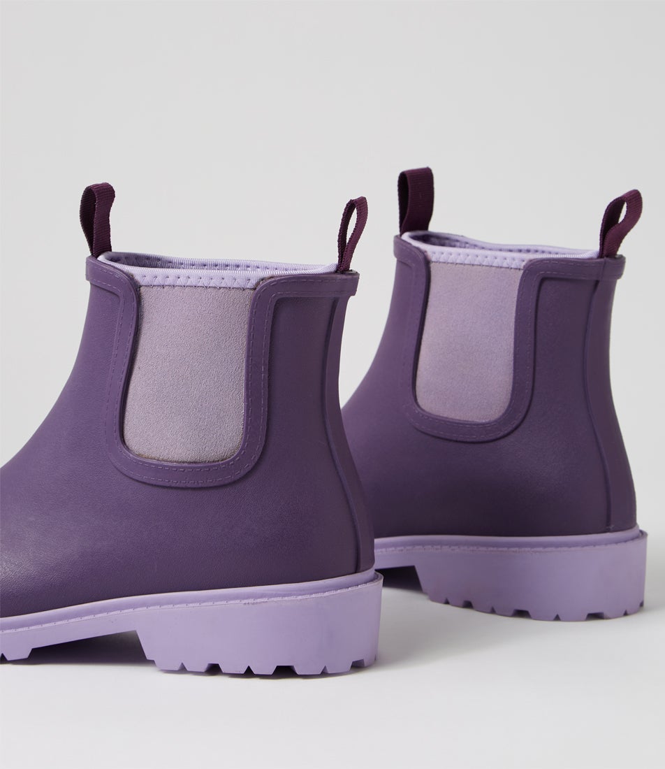 Splashy Grape Lilac Gumboots