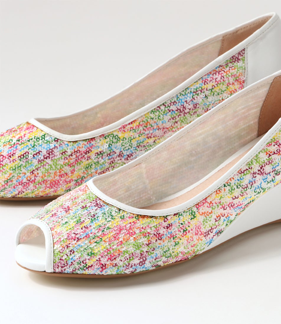 Bastion Multi Sequins Wedges