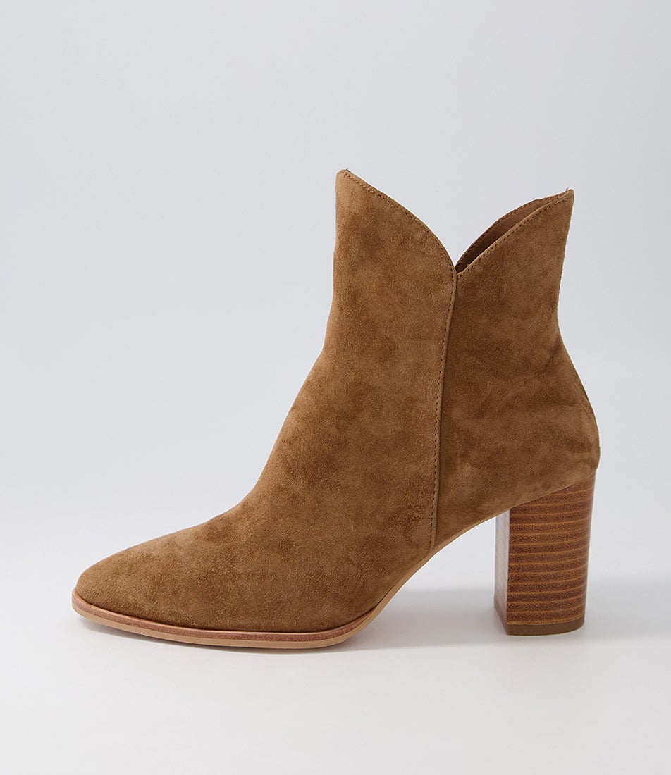 Astronomy Light Choc Suede Ankle Boots