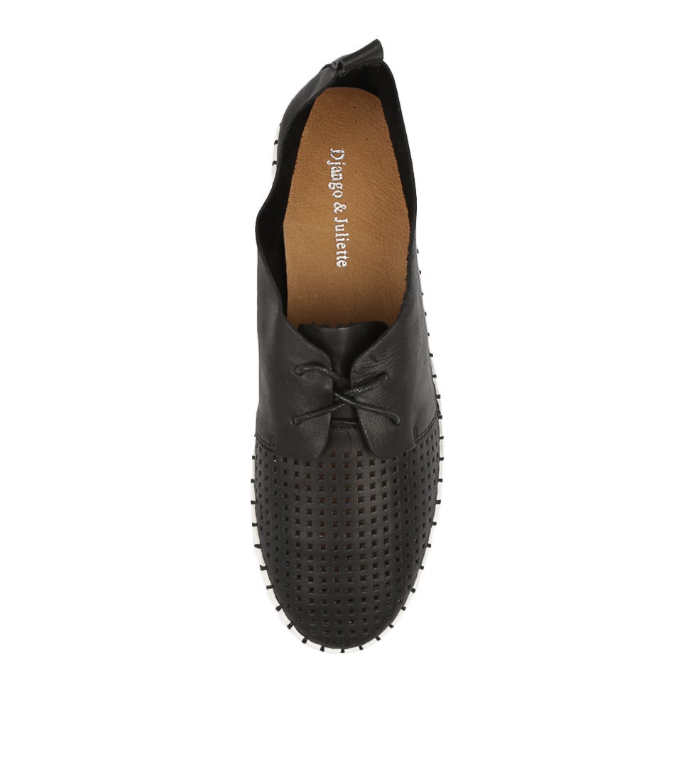 Huston Black Leather Sneakers