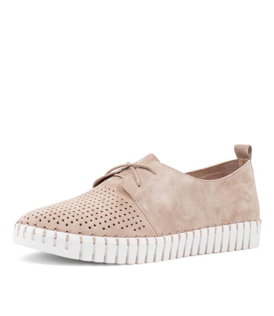 Huston Taupe Suede Sneakers