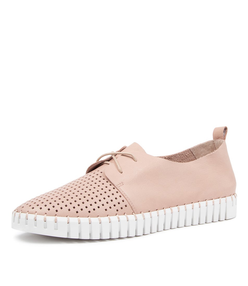 Huston Rose Leather Sneakers