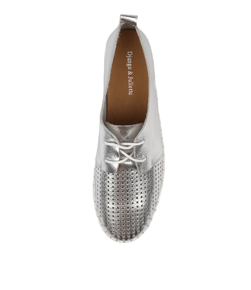 Huston Silver Leather Sneakers