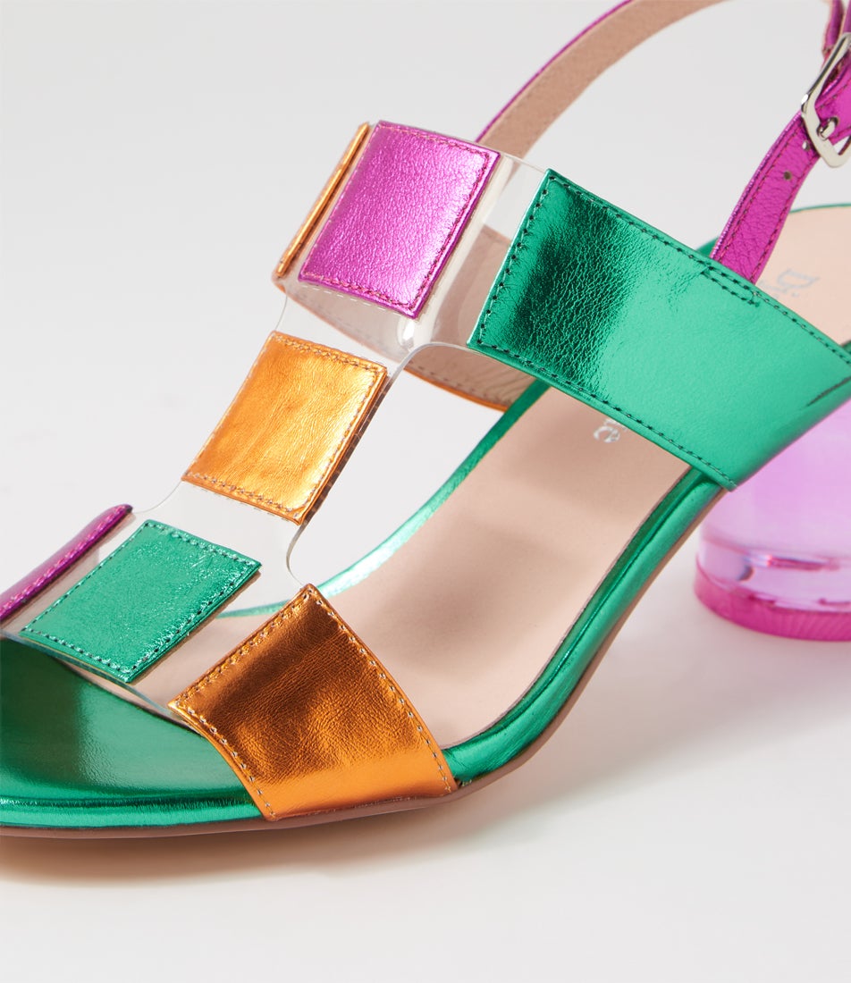 Seymour Bright Metallic Multi Sandals