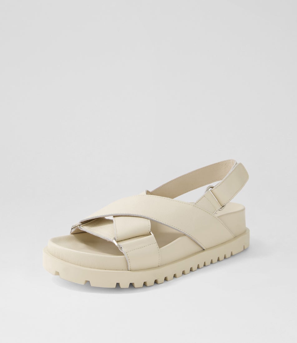 Ubari Milk Leather Sandals