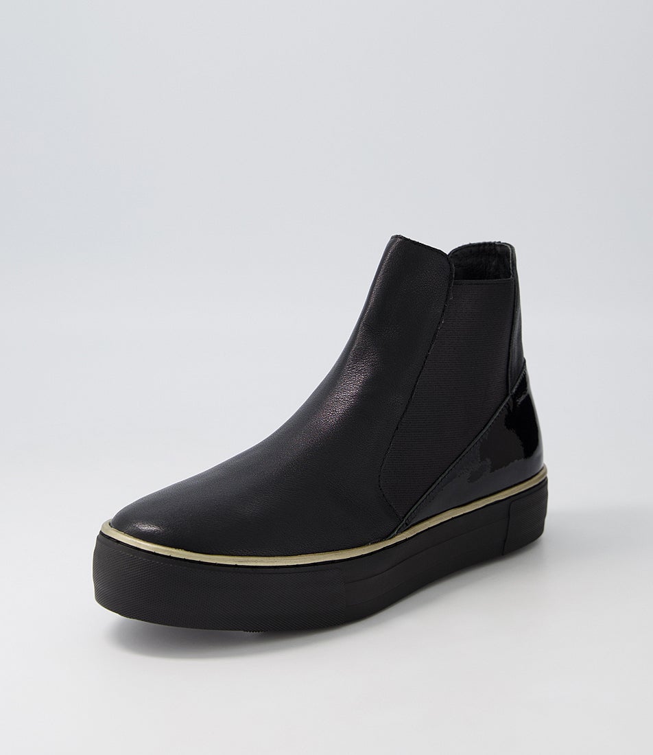 Famelia Black Mix Chelsea Boots