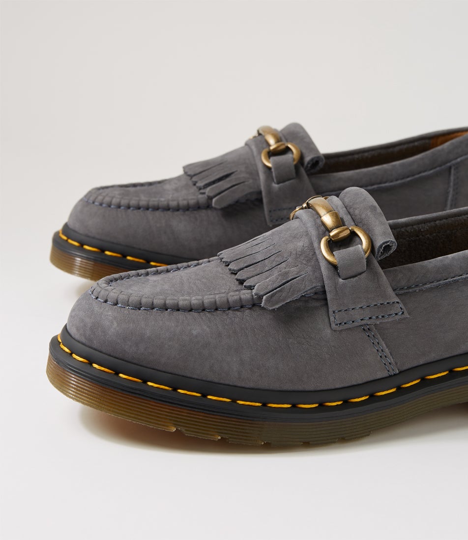 Adrian Washed Denim Nubuck Loafers