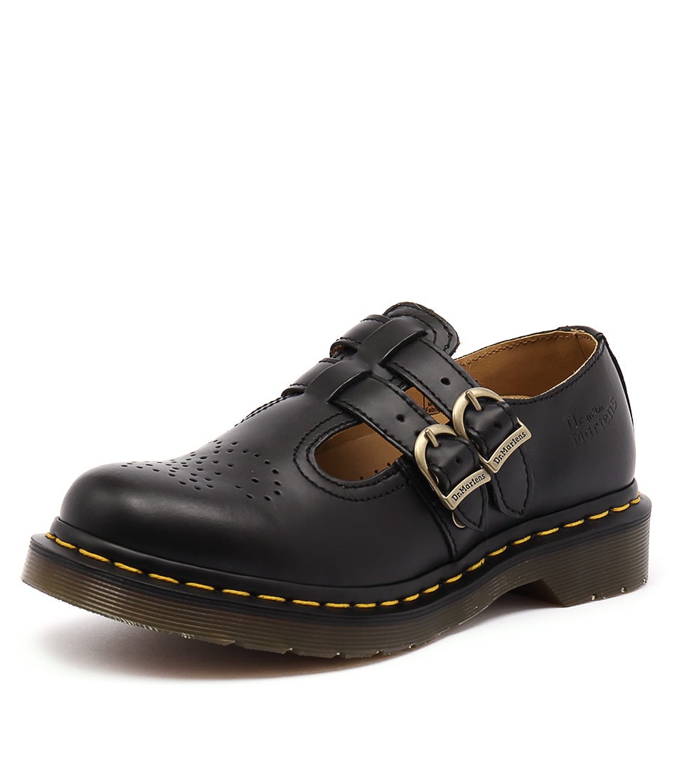 8065 Mary Jane-Black-Leather