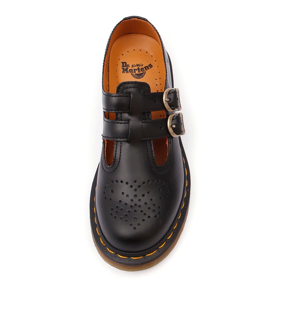 8065 Mary Jane-Black-Leather