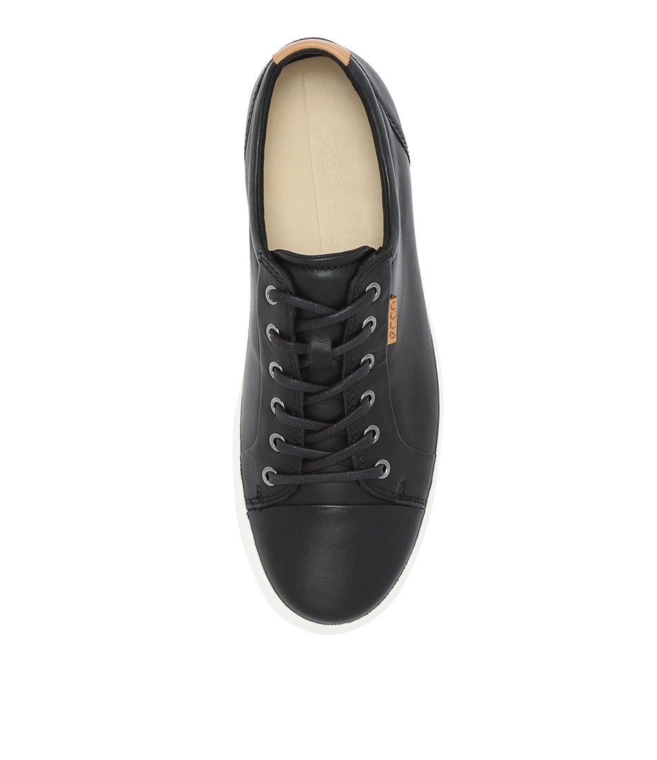 Soft 7 M Black Leather Sneakers