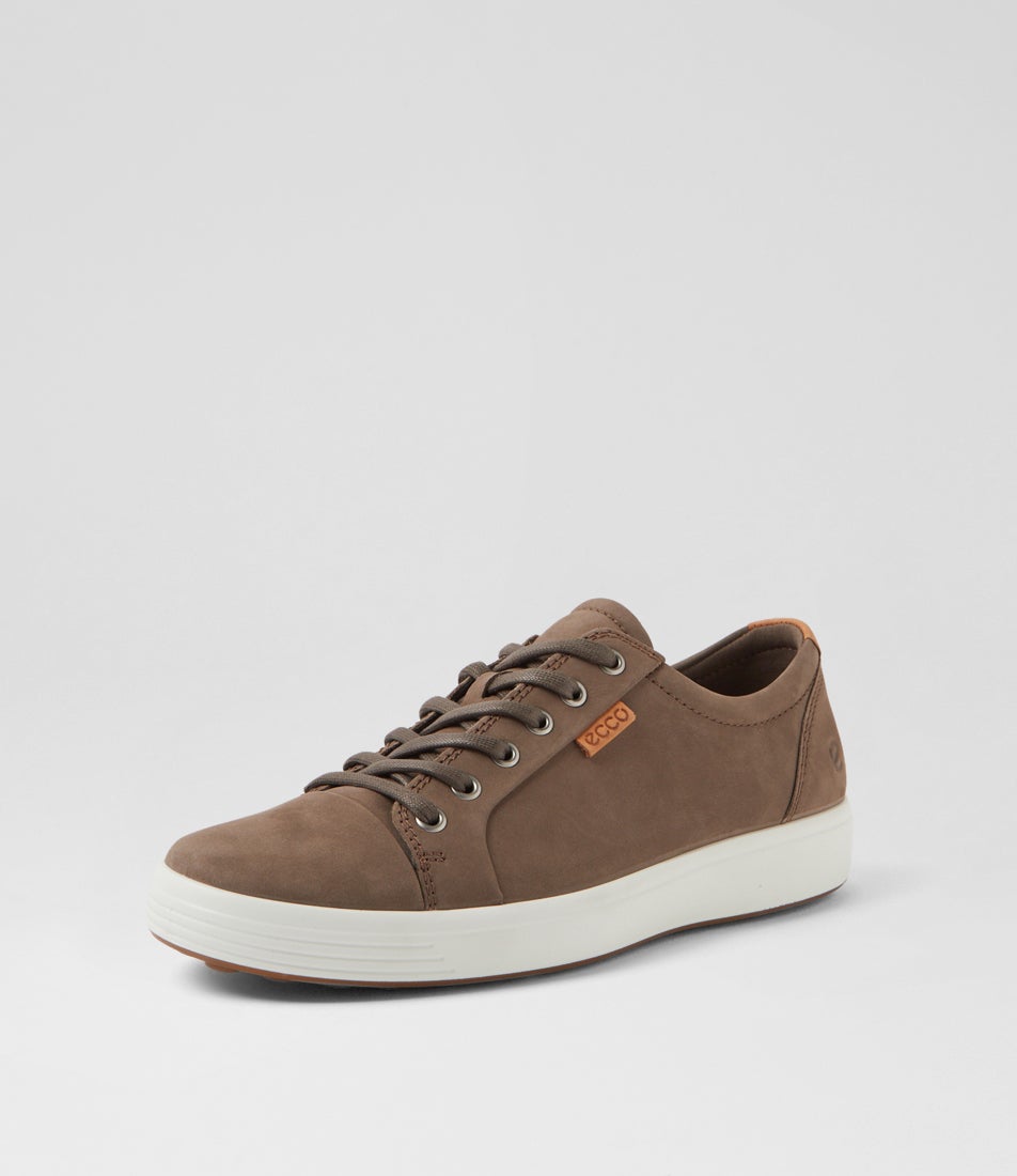 Soft 7 M Dark Clay Lion Nubuck Sneakers
