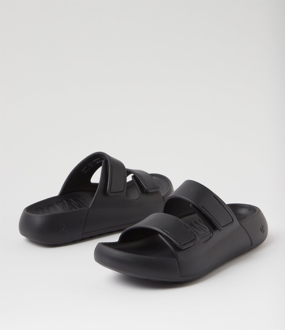Cozmo Eva W Black Eva Slides