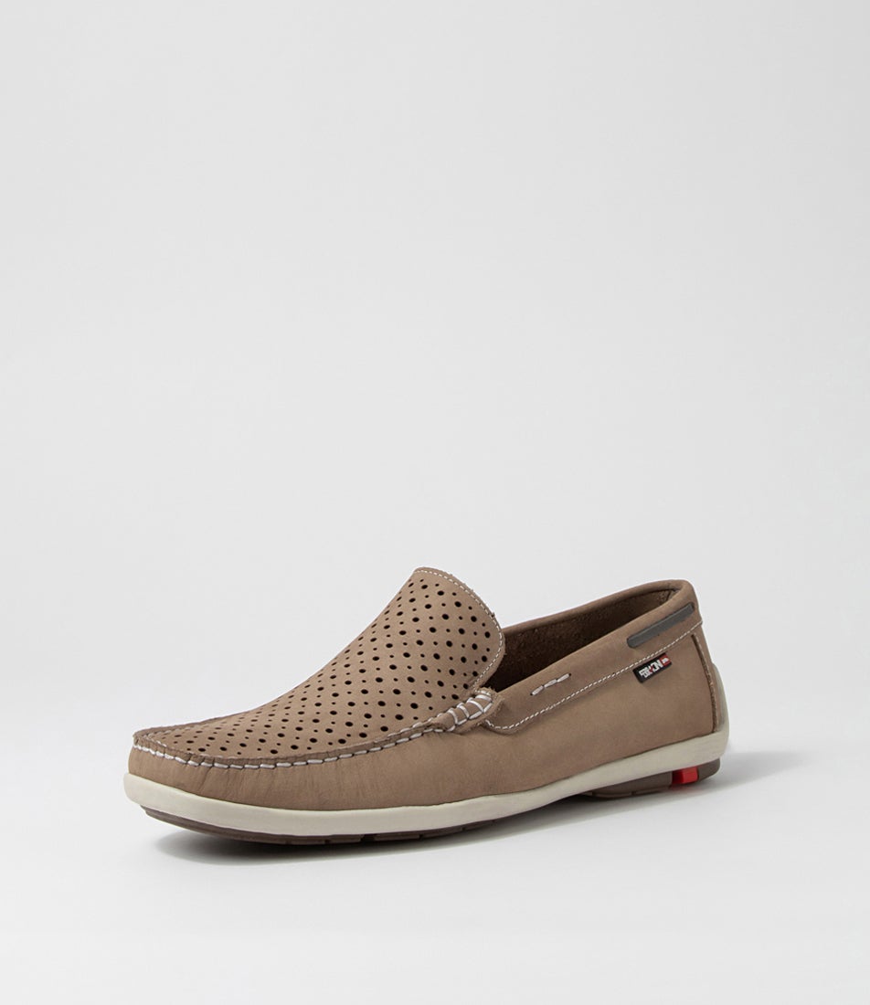 Zeke Cinza Nubuck Loafers