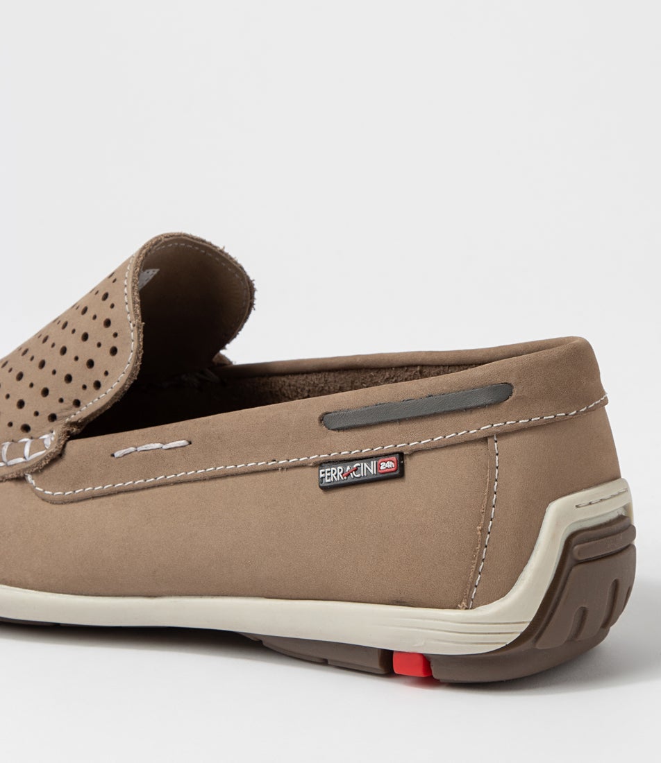 Zeke Cinza Nubuck Loafers